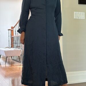 Uniqlo Navy Long Sleeve Dress